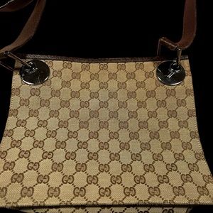 AUTHENTIC GUCCI GG CANVAS ECLIPSE CROSSBODY